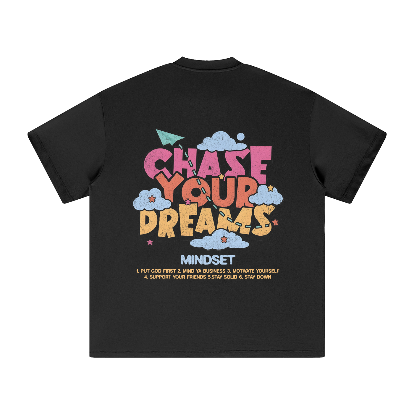 Chase Your Dreams Black T-Shirt