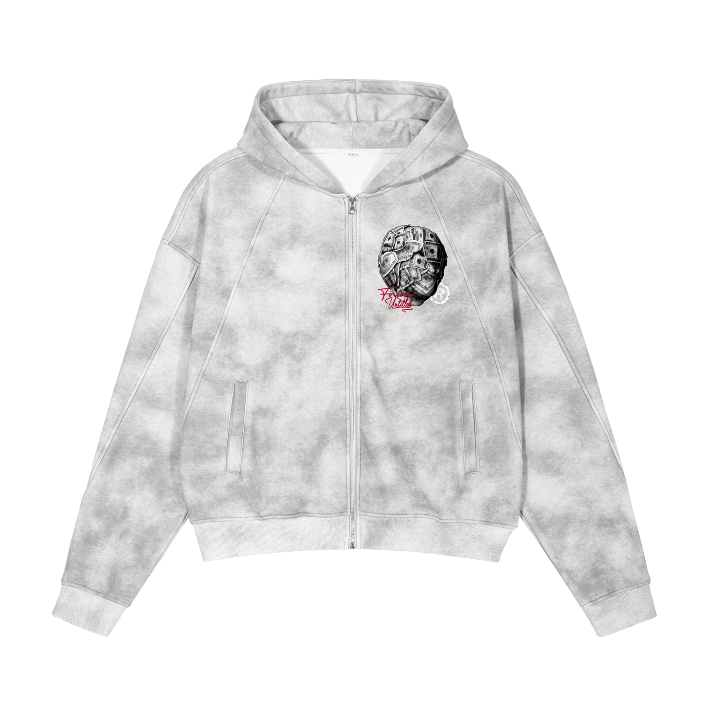 'Money On my Mind'' (U) DW Zip-Up Fleece Hoodie
