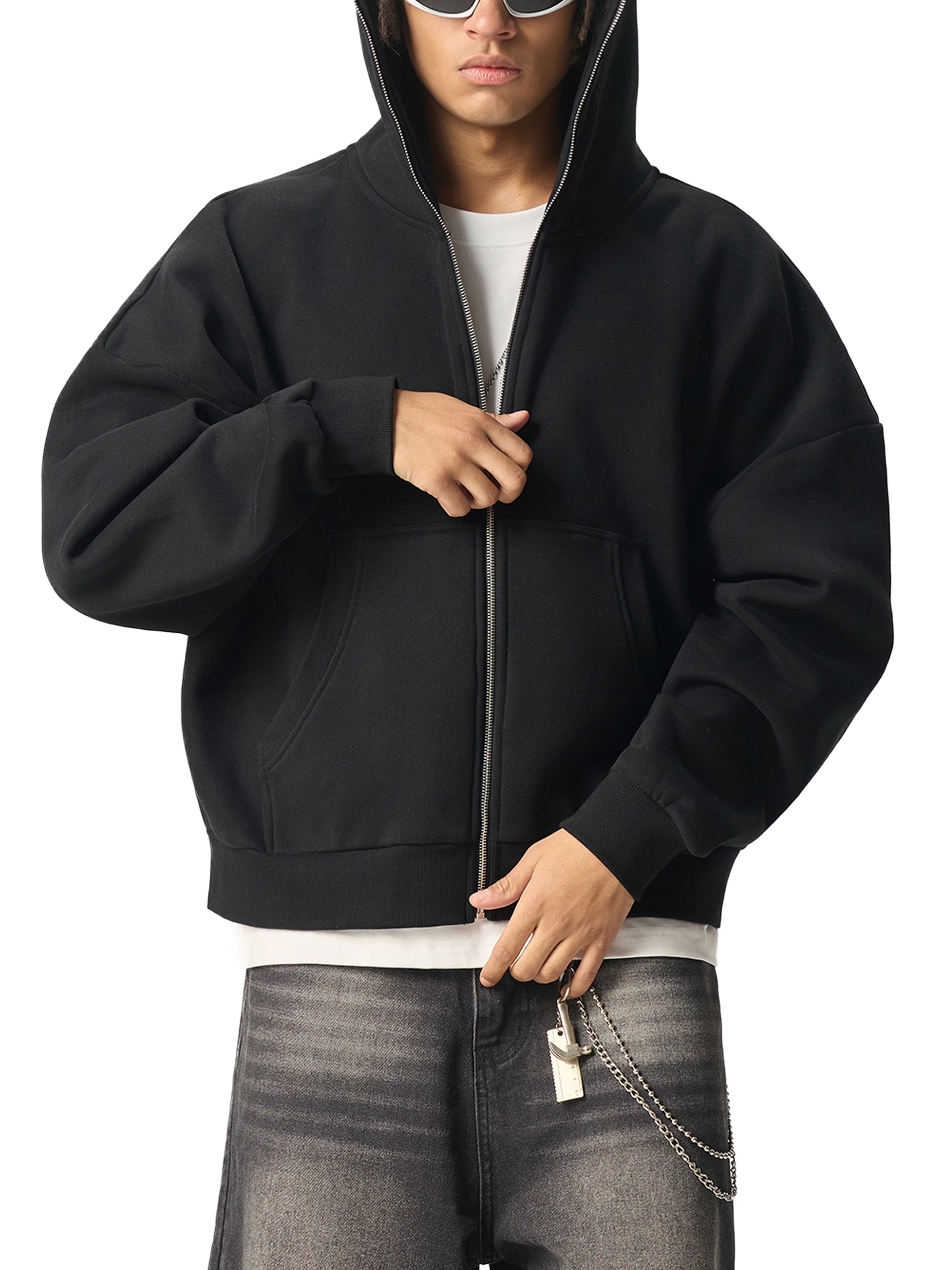 New Og Full-Zip Boxy Hoodie